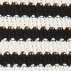 Black / Ivory Petal