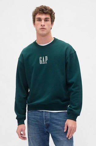 Gap logo moški oversized pulover
