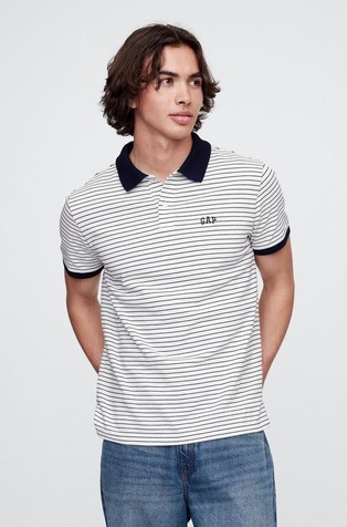 Gap logo moška polo majica s kratkimi rokavi