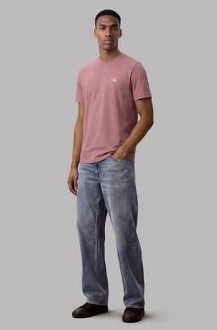 Monogram bombažna majica s kratkimi rokavi