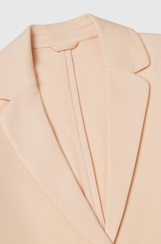 BENETTON Elegant long blazer Camel 3