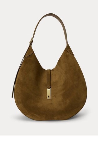 Polo ID večja torba za čez ramo iz semiša