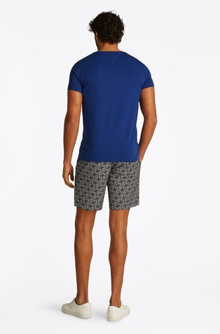 TOMMY HILFIGER Slim fit majica s kratkimi rokavi iz organskega bombaža Modra - Blue 2
