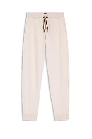 Cuffed tracksuit bottoms with signature-stripe drawcord