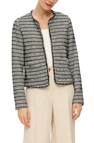 Bouclé jacket in a straight cut