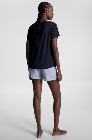 TOMMY HILFIGER Lounge T-Shirt with Chest Pocket Blue 2