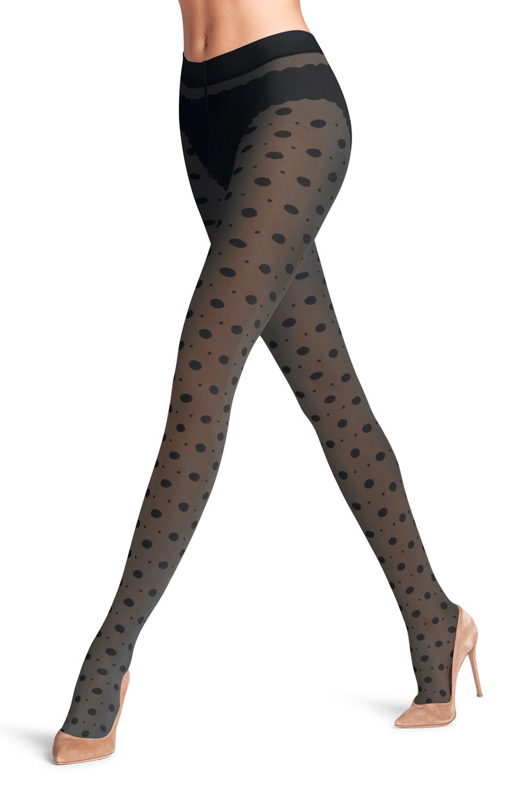 FALKE Snow Dot 25 DEN Tights Black 