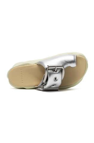 4CCCCEES Mellow Glow Slides Silver 5