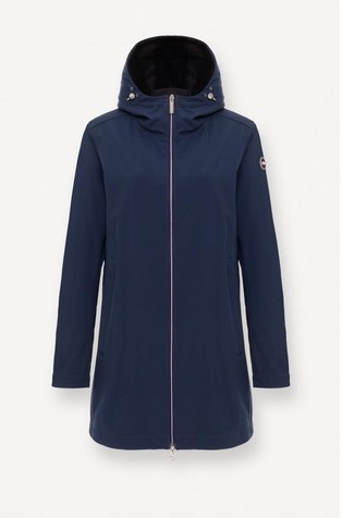 Daljša vodoodporna jakna s kapuco