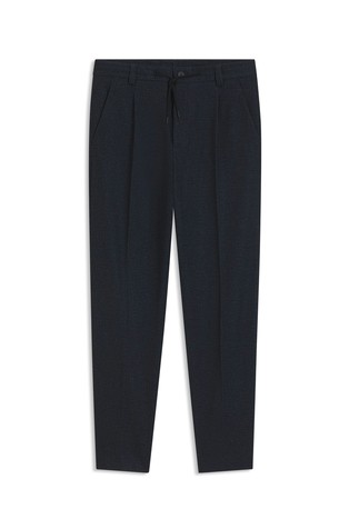 Modern fit hlače iz mikro vzorčaste raztegljive tkanine