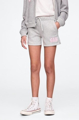 GAP Gap logo kratke hlače za deklice Siva - B08 2