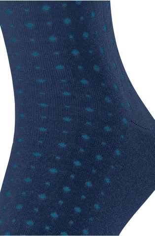 FALKE Polished Dot nogavice s pikčastim vzorcem Modra - Blue 4
