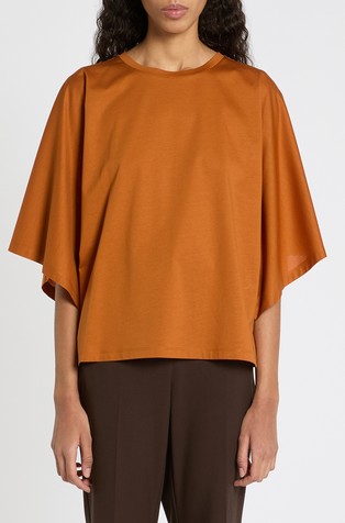 Loose fit cotton muslin blouse