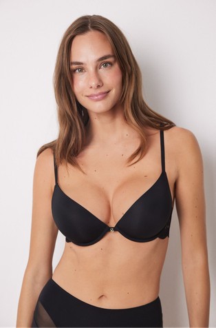 Soft push up effect bra