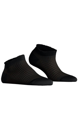 FALKE Grassbraid Women Sneaker Socks Black 2