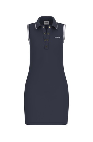 Short polo collar dress