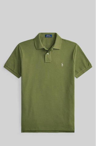 Custom Slim Fit Mesh Polo Shirt