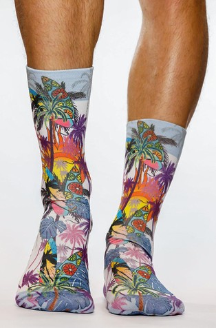 Palm Surf men’s socks