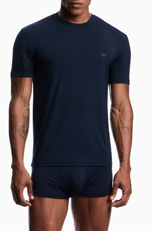 Spodnja majica s kratkimi rokavi iz raztegljivega modala