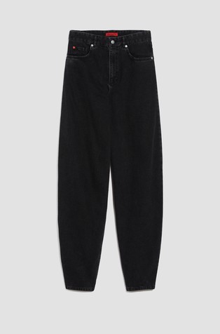 Relaxed fit cotton jeans