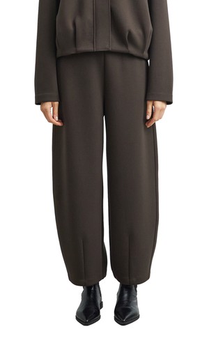 Barrel fit scuba trousers