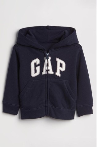 Gap logo jopa s kapuco za malčke
