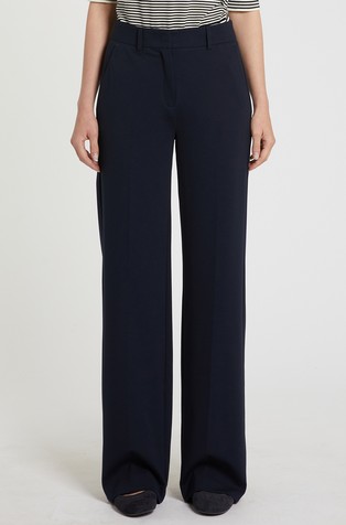 Slim-fit jersey trousers