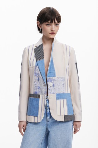 Patchwork blazer