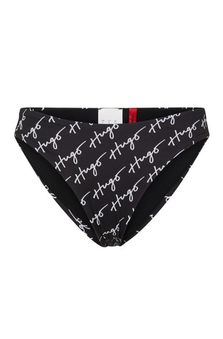 Slim fit spodnji del kopalk z vzorcem logotipov