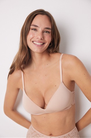 Padded triangle bra