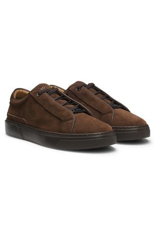 Gary low-top trainers in suede