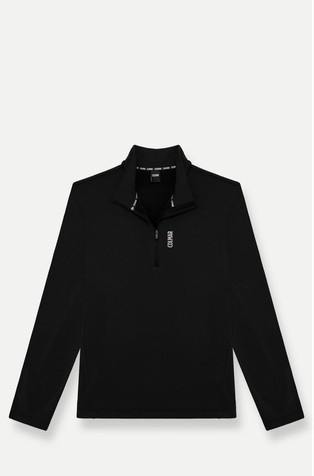 Smučarski pulover z delno zadrgo