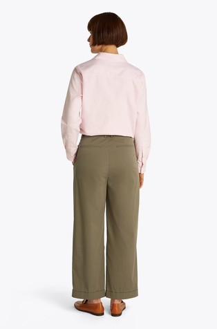 TOMMY HILFIGER Relaxed Chino Trousers With Pleats Green 2