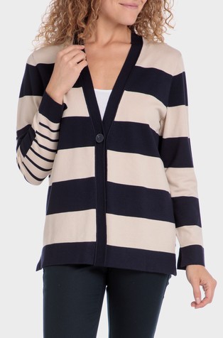 Striped cardigan