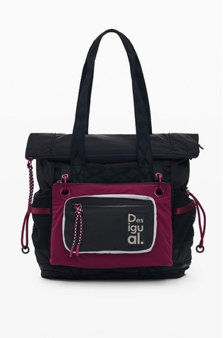 Large backpack with removable small pouch