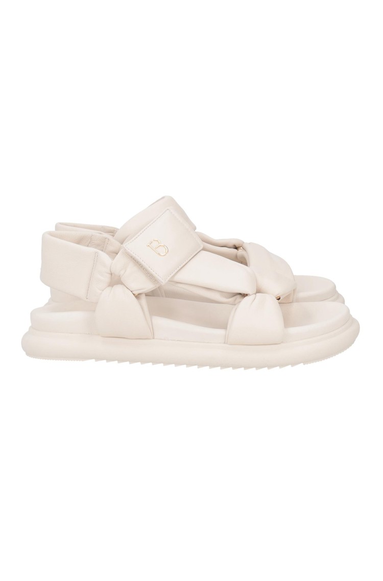 TOSCA BLU Skyler Leather Sandal Ivory 