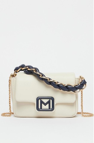 Mini bag with braided handle