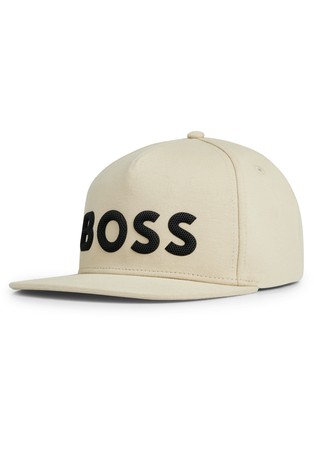Five-panel cap with 3D logo detail