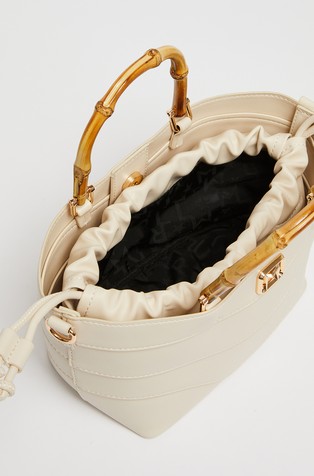 MARELLA Small shopping tote Ivory 4