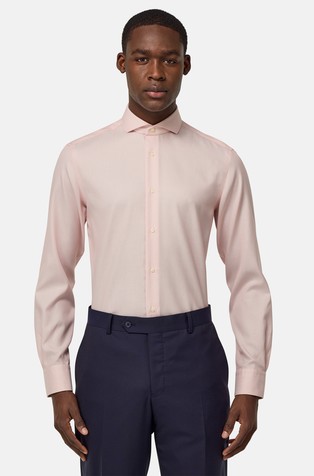 Slim fit bombažna srajca
