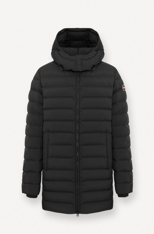 Vodoodbojna prešita puhovka s stranskima razporkoma