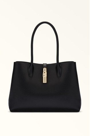 Medium leather tote