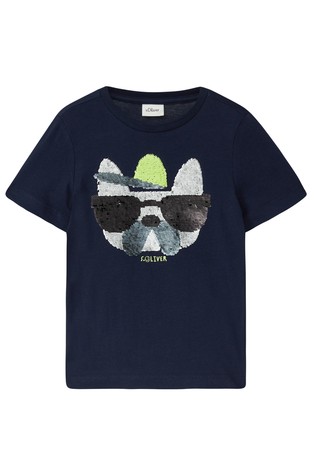 Majica s kratkimi rokavi in obojestranskimi bleščicami