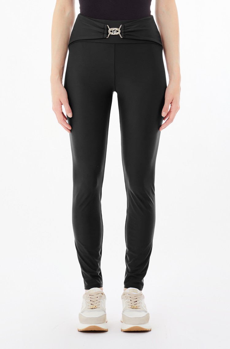 LIU JO Skinny hlače iz lycre Črna - Black 