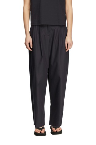 Barrel fit hlače iz teksturirane bombažne mešanice