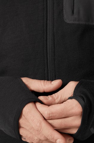 HELLY HANSEN LIFA® Merino smučarska jopa z zadrgo Črna - Black 4