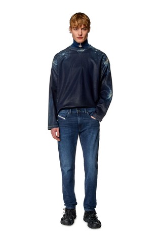 DIESEL Slim fit jeans - 2019 D-Strukt 0CNAA Dark Blue 3