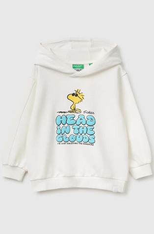 Snoopy ©Peanuts pulover s kapuco in potiskom spredaj in zadaj