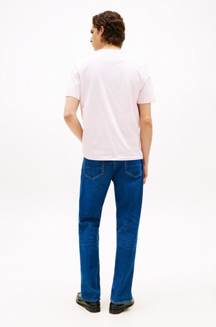 TOMMY HILFIGER Regular fit majica iz trajnostnega bombaža Roza - Soft Pink 2