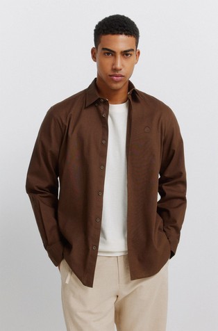 Cotton and linen shirt